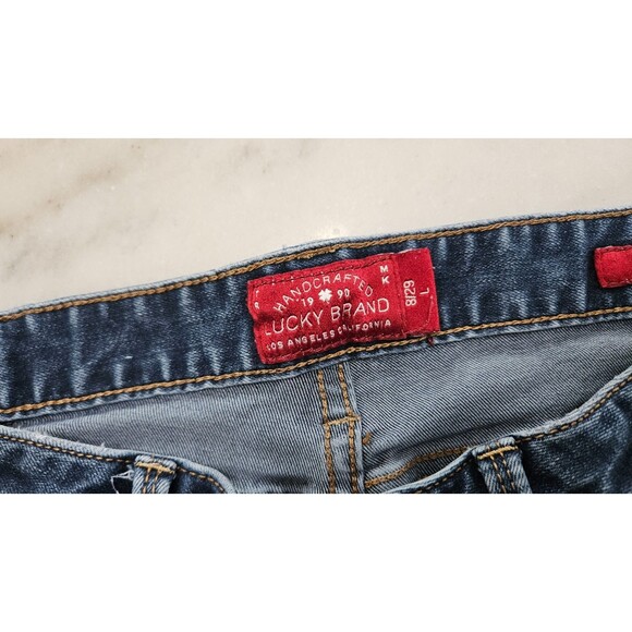 Lucky Brand Blue Five Pockets Straight Legs Pullover Men's Jeans Size 8/29-L - Picture 7 of 10